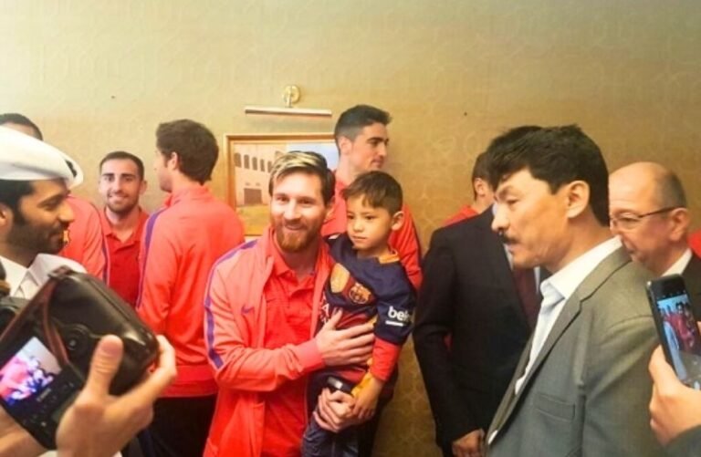 Afghan ’Little Messi’ meets his idol in Doha, but now his family needs help