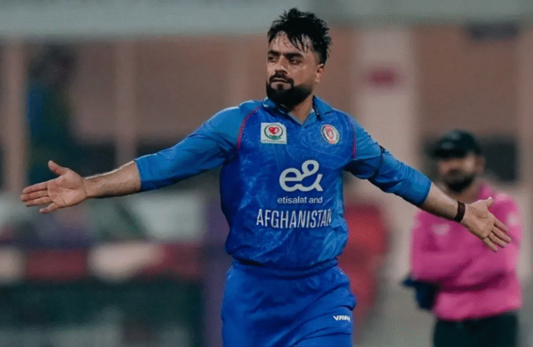 Rashid Leads, First Win in Tri-Series