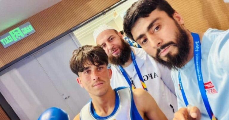 Afghanistan wushu fighter Shahzada Safi