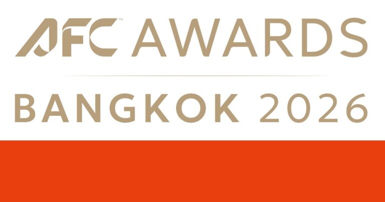 Media accreditation announcement for an upcoming Asian Football Confederation event in Bangkok