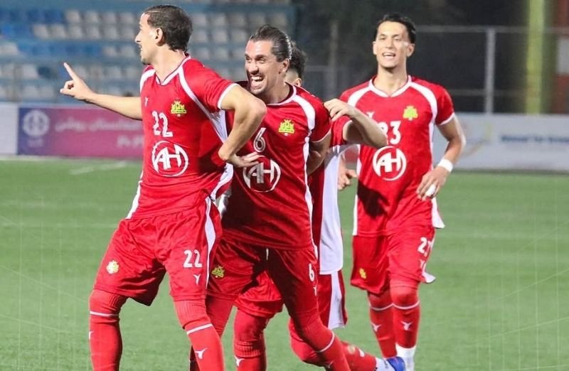Abu Muslim Farah against Sarsabz Yashlar in the Afghanistan Champions League in Kabul