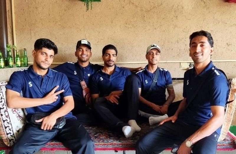 Iranian football players recruited by Sarsabz Yashlar Faryab travelling to Kabul for the Afghanistan Champions League