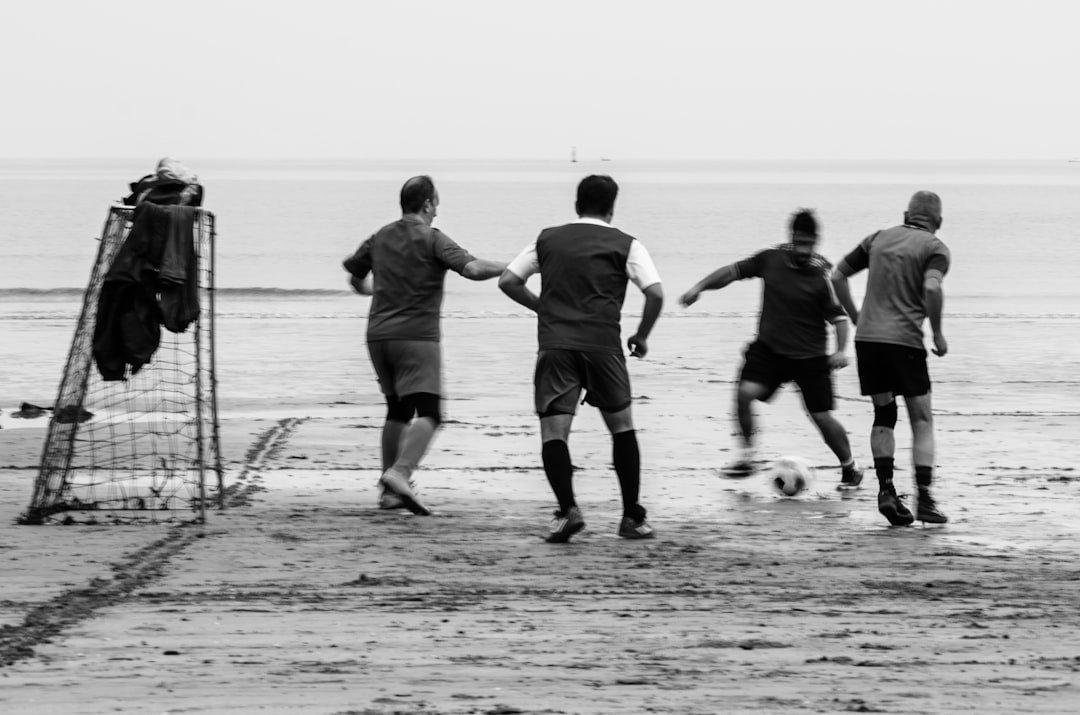 Beach soccer players on sand, illustrating Afghanistan's AFC Beach Soccer Asian Cup 2026 draw