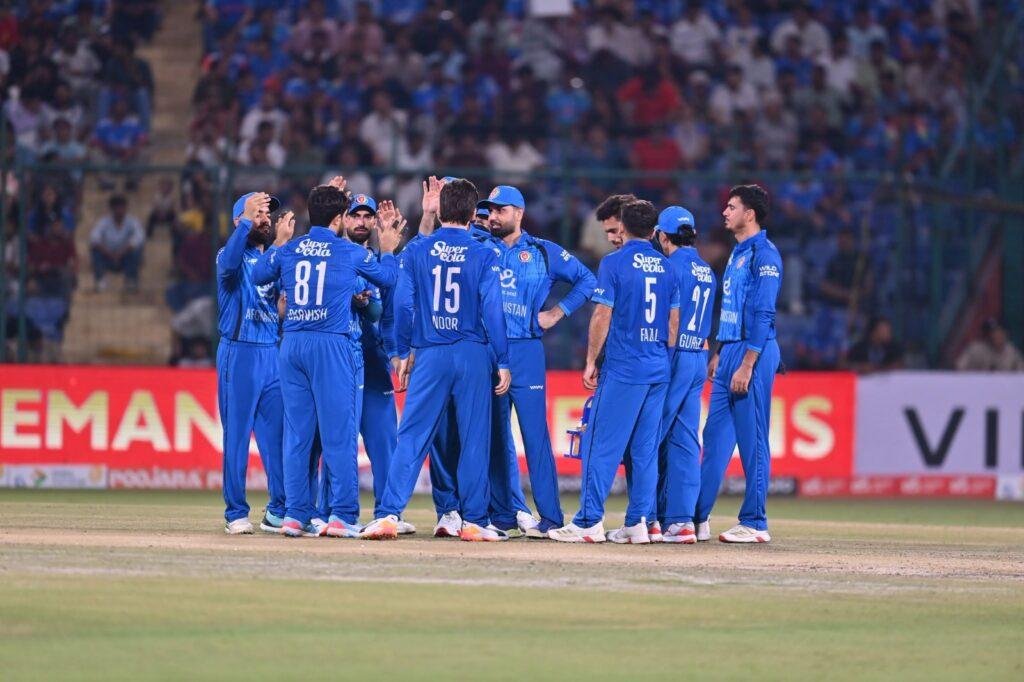 Afghanistan cricket team during the T20I series against India in New Delhi