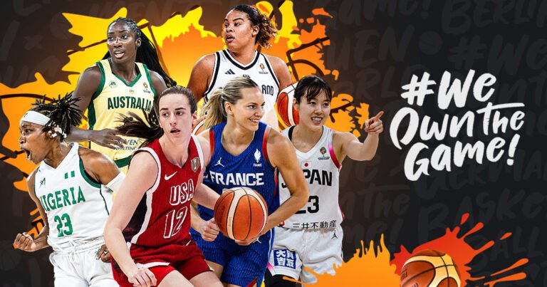 Official graphic for the 2026 FIBA Women’s Basketball World Cup in Berlin