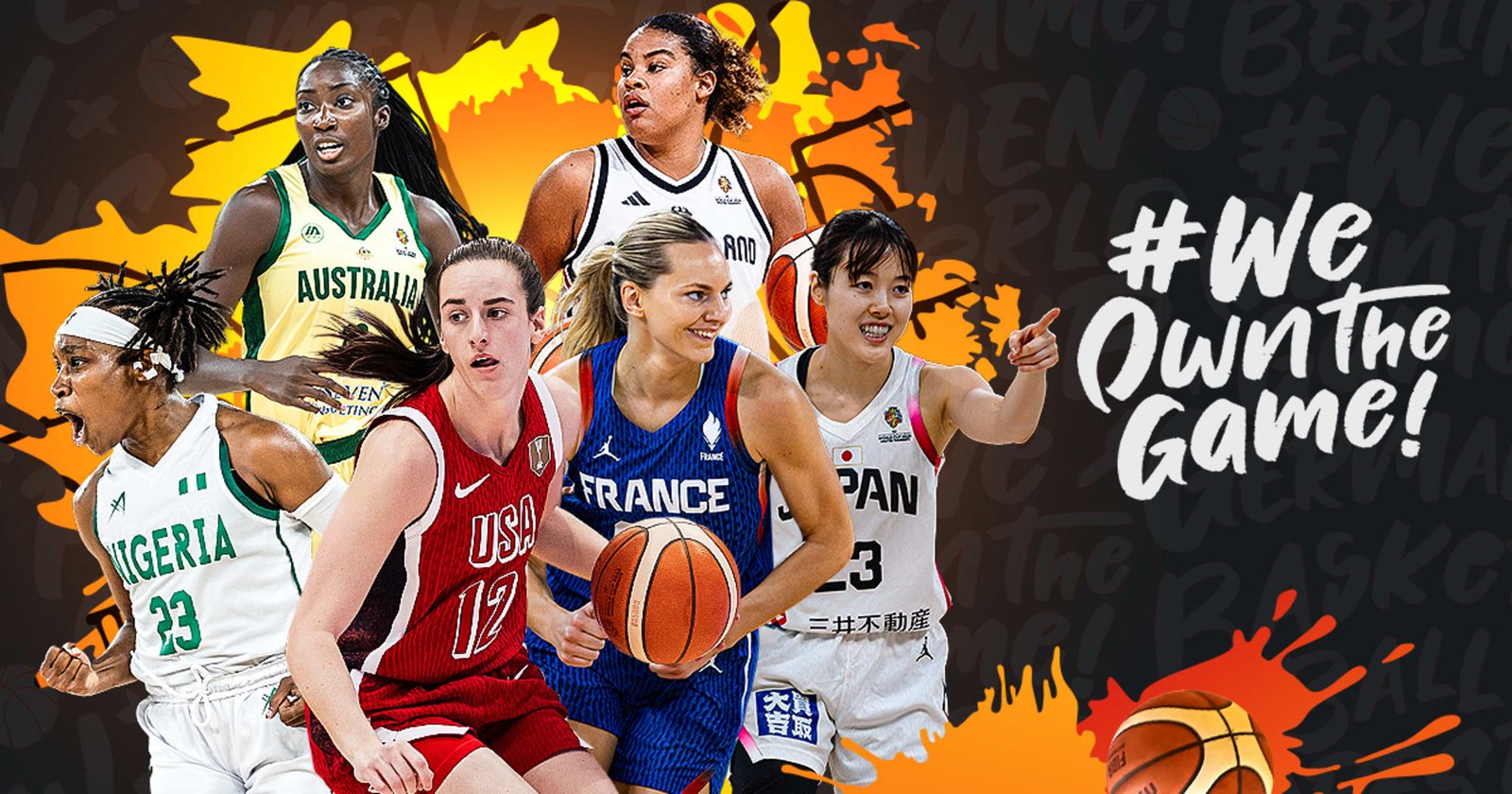 Official graphic for the 2026 FIBA Women’s Basketball World Cup in Berlin