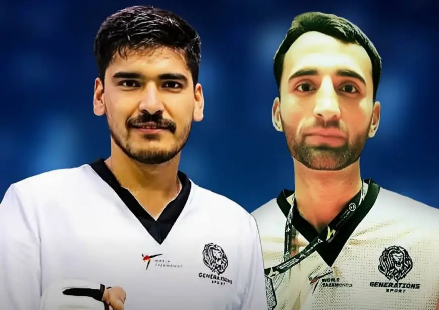 Afghan taekwondo athletes Hikmatullah Zain and Ali Akbar Amiri selected for the 2026 Asian Games