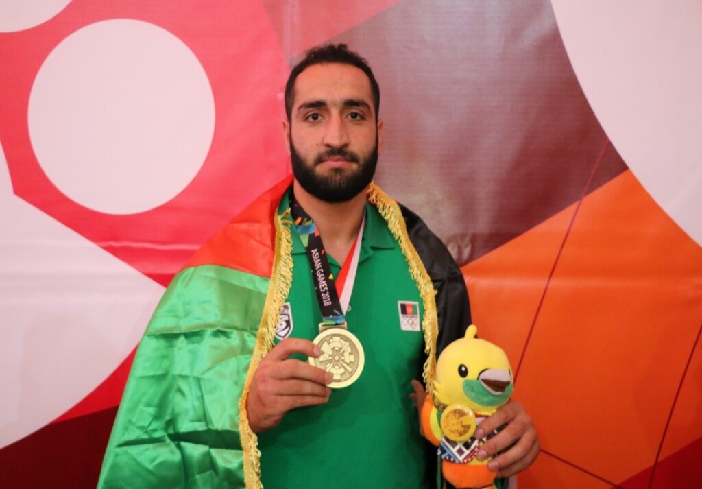 Mansour Sarwari, Afghanistan kurash medalist
