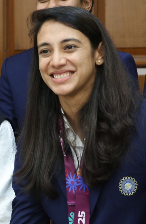 India batter Smriti Mandhana pictured in 2025