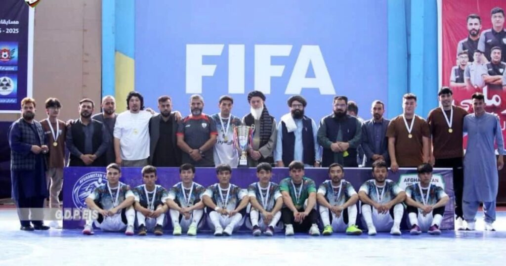 د کابل دلاورزاده دره ترکمن لوبډله د زونونو د فوټسال سیالیو اتله شوه