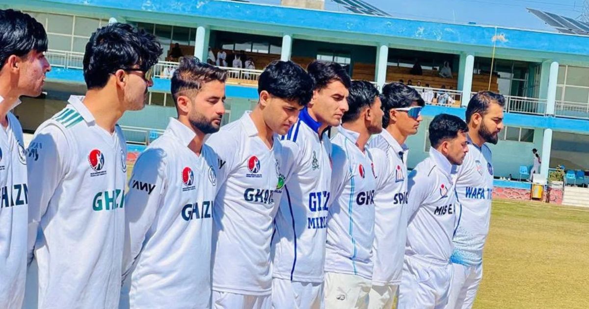 Zabul and Ghazni provincial cricket teams competing in a six-match series at Zabul Cricket Ground in Afghanistan.