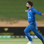 Afghanistan cricket match against Bangladesh featuring Rashid Khan