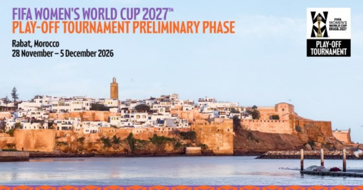 Mohammed VI Football Complex in Rabat, Morocco, host venue for the 2027 FIFA Women's World Cup preliminary play-off tournament.