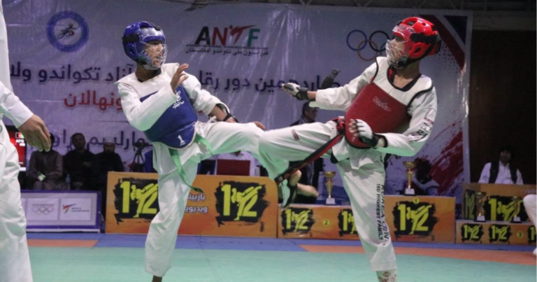 Afghan junior taekwondo selection competition