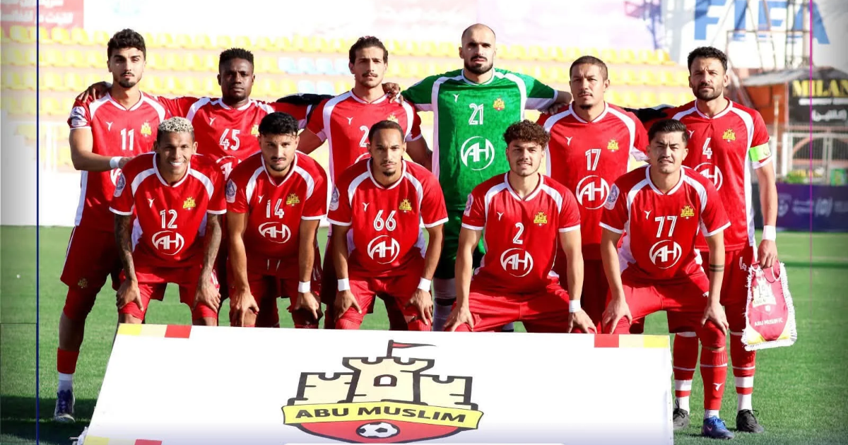 Abu Muslim Farah and Esteghlal Kabul in the Roshan Afghanistan Champions League