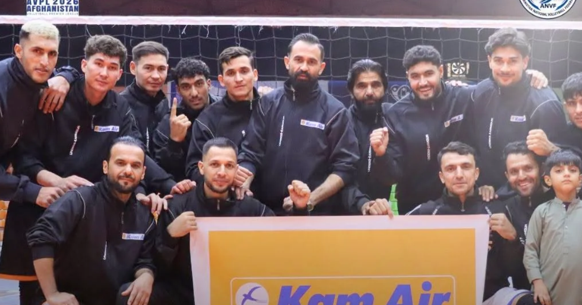 Kam Air volleyball team in the Afghanistan Premier Volleyball League