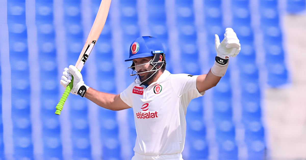 Afghanistan Test captain Rahmat Shah, who rose to 13th in the ICC men's Test batting rankings in October 2026.