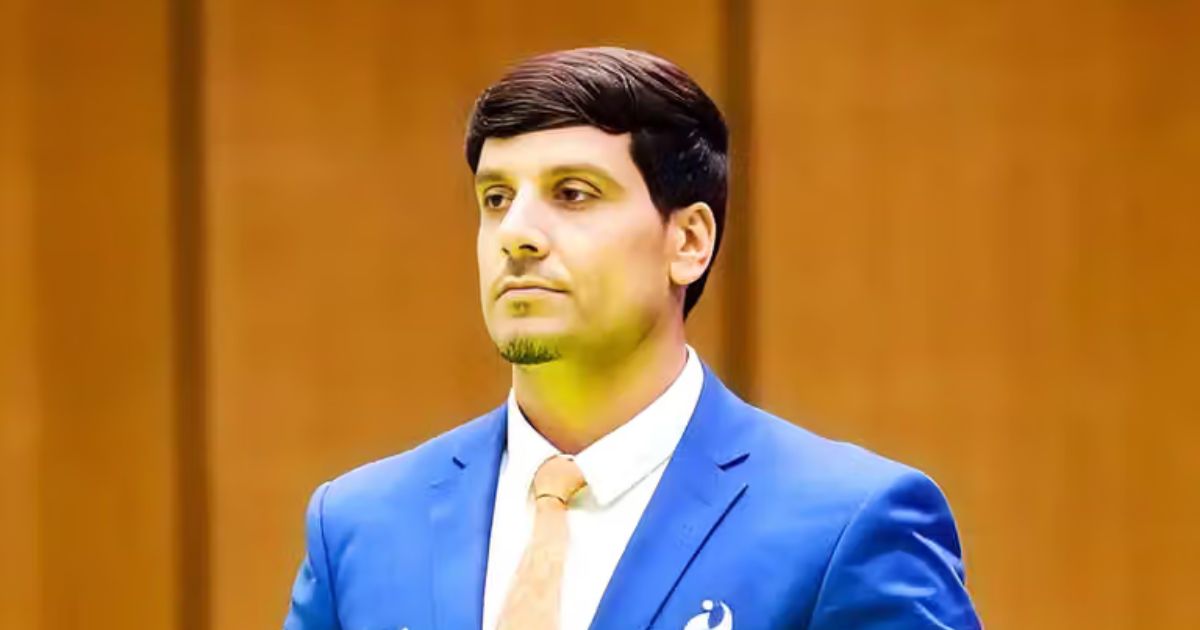 صدیق‌الله نعمت داور کورش افغانستان هنگام قضاوت در بازی‌های آسیایی آیچی ناگویا ۲۰۲۶