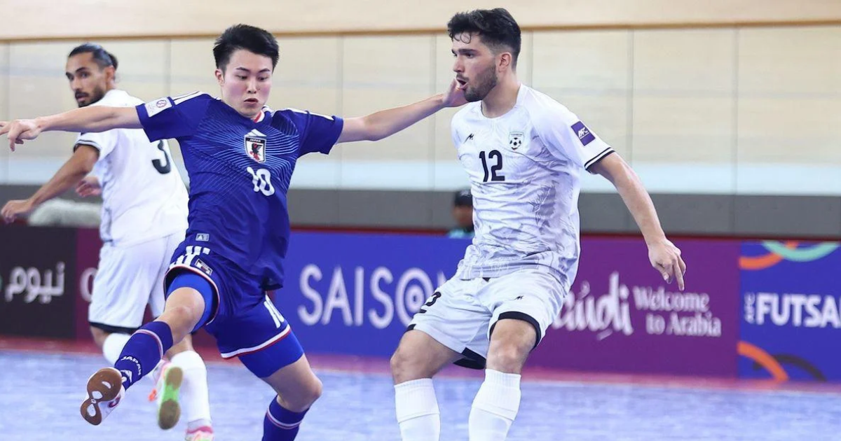Image credited to JFA/PR accompanying the Afghanistan–Japan futsal match report